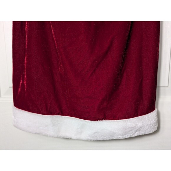 Boudoir Collection Mrs Claus Babydoll Nightie Pajamas Large Velvet Red Christmas - Picture 3 of 9